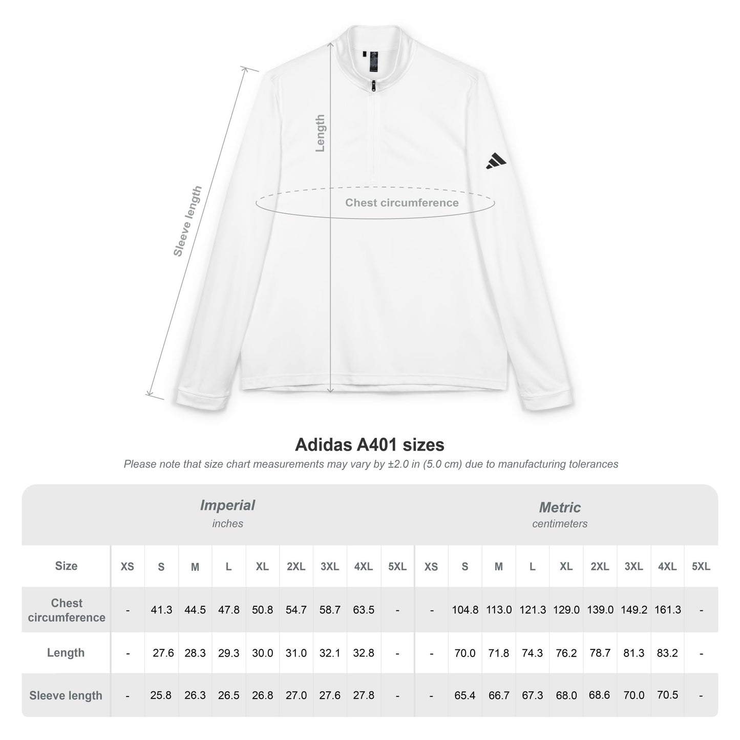 Resilient Embroidered Quarter-Zip Pullover – adidas® Performance Top