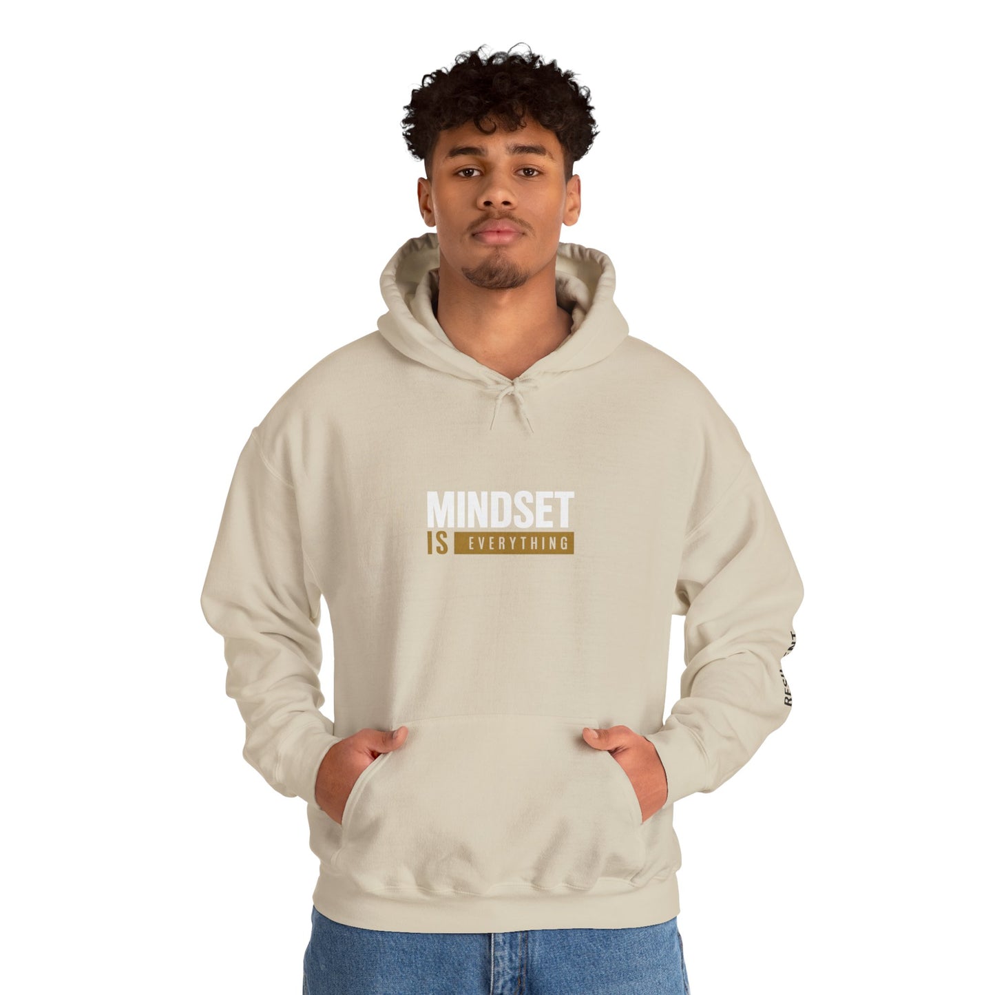 Hoodie — Minimalist "Is Everything" Motivational Pullover (Resilient Sleeve)
