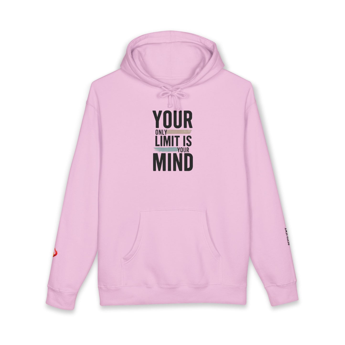 Motivational Hoodie - "Your Only Limit Is Your Mind" Inspirational Pullover