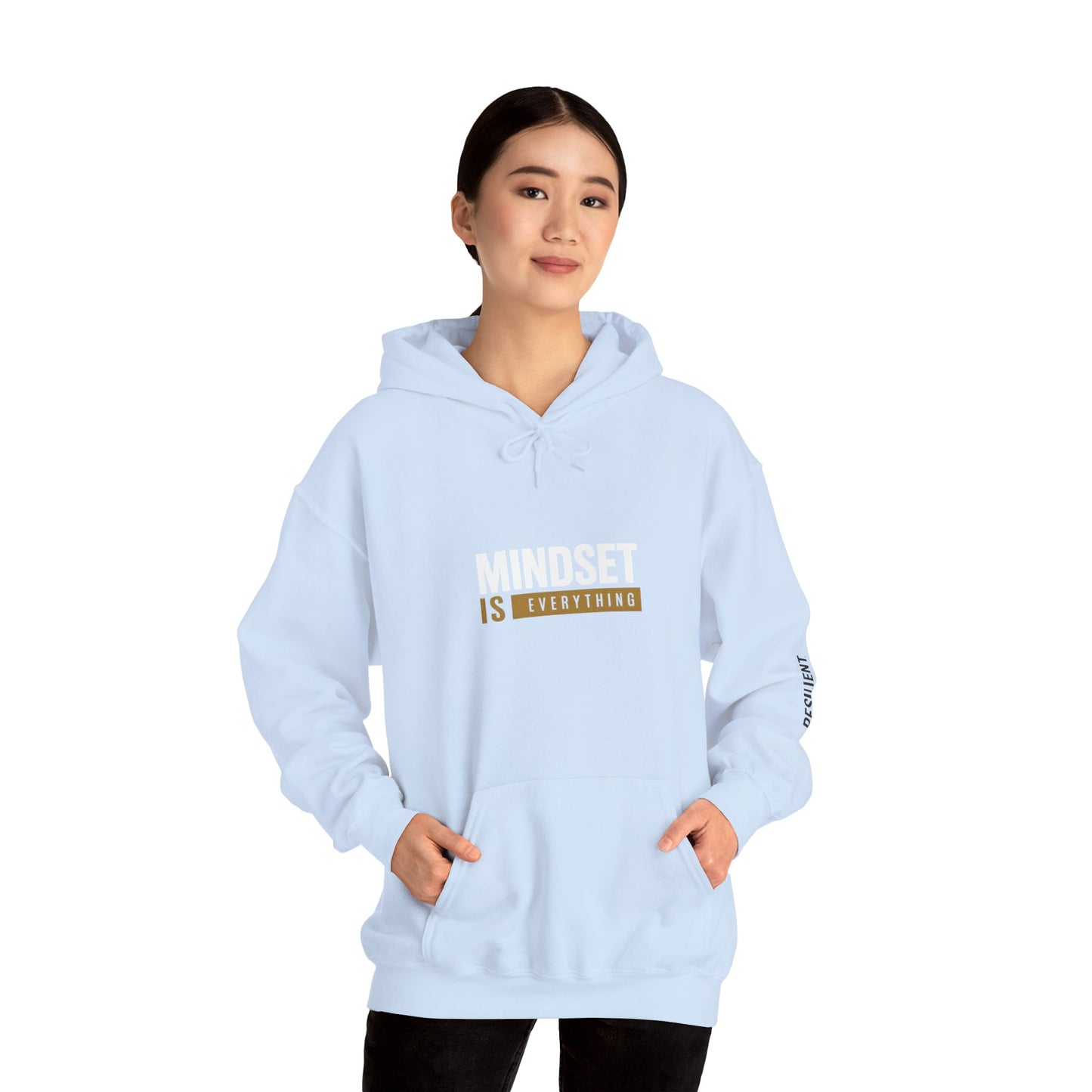 Hoodie — Minimalist "Is Everything" Motivational Pullover (Resilient Sleeve)