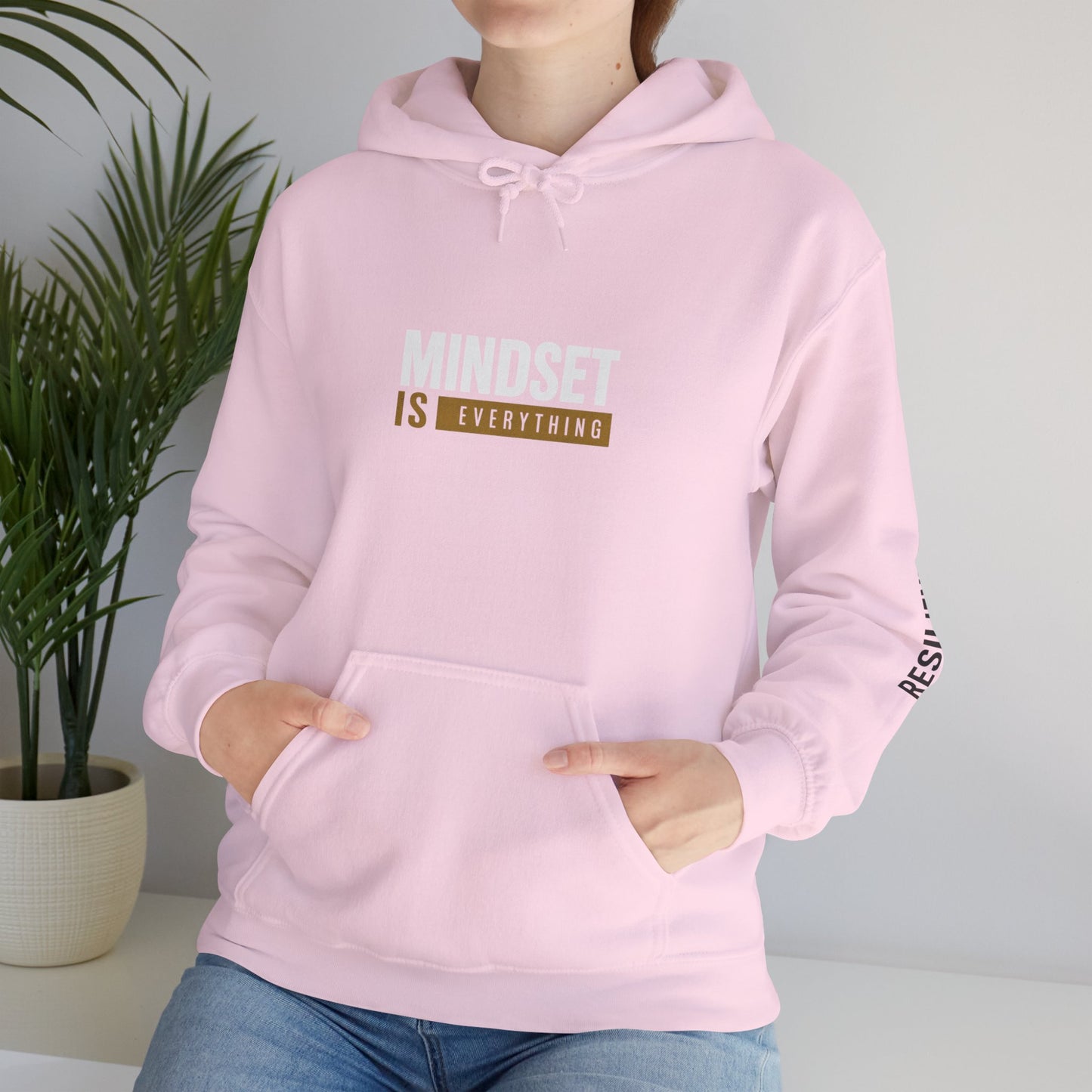 Hoodie — Minimalist "Is Everything" Motivational Pullover (Resilient Sleeve)