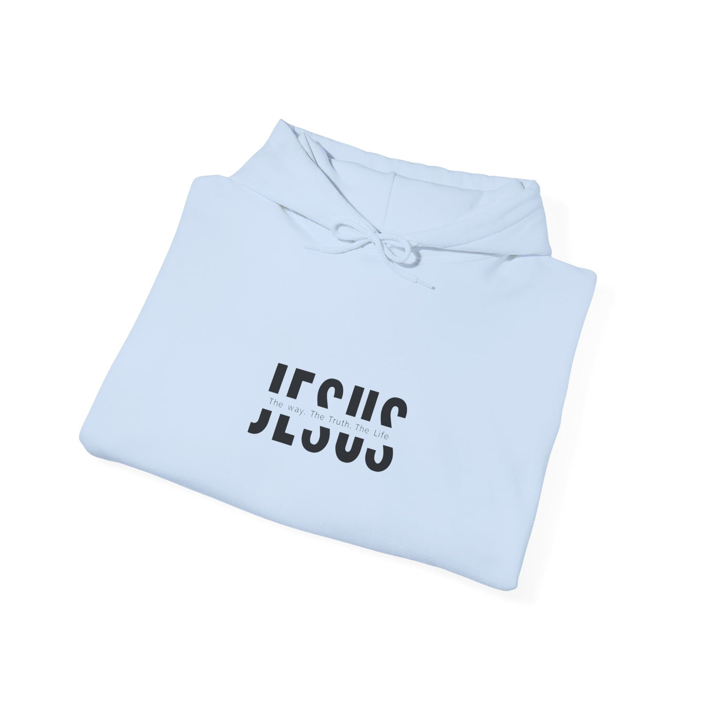 Jesus Minimalist Hoodie — Faith Graphic Pullover with 'Resilient' Sleeve