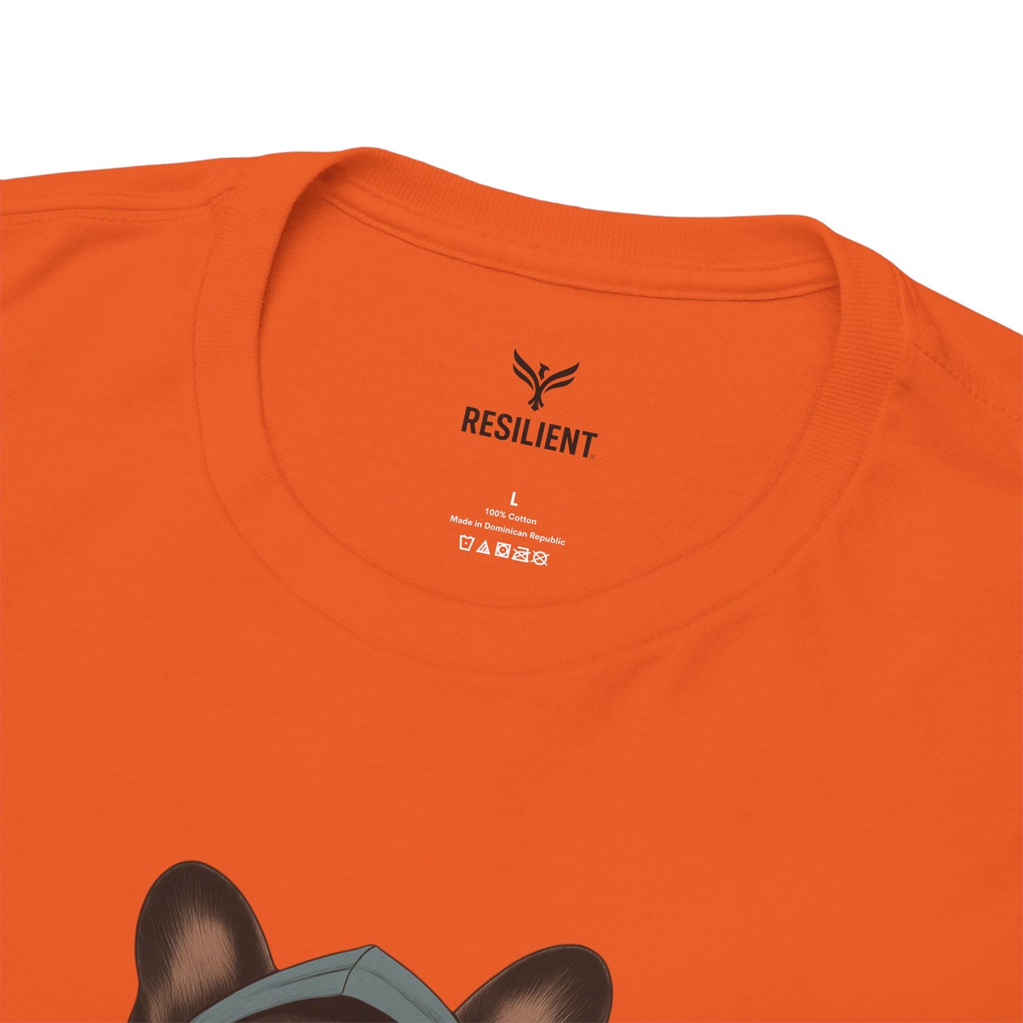 Resilient Bulldog Tee — Inspirational Dog Graphic T‑Shirt