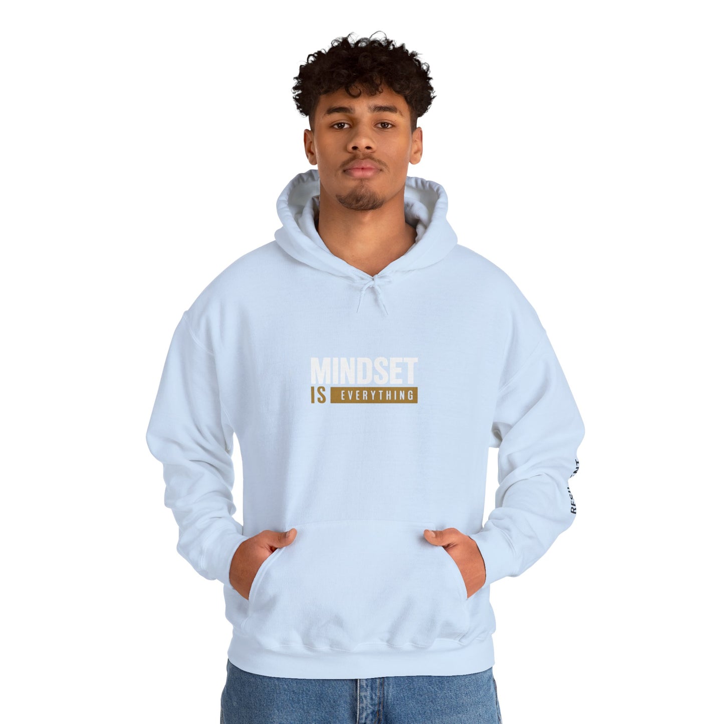 Hoodie — Minimalist "Is Everything" Motivational Pullover (Resilient Sleeve)