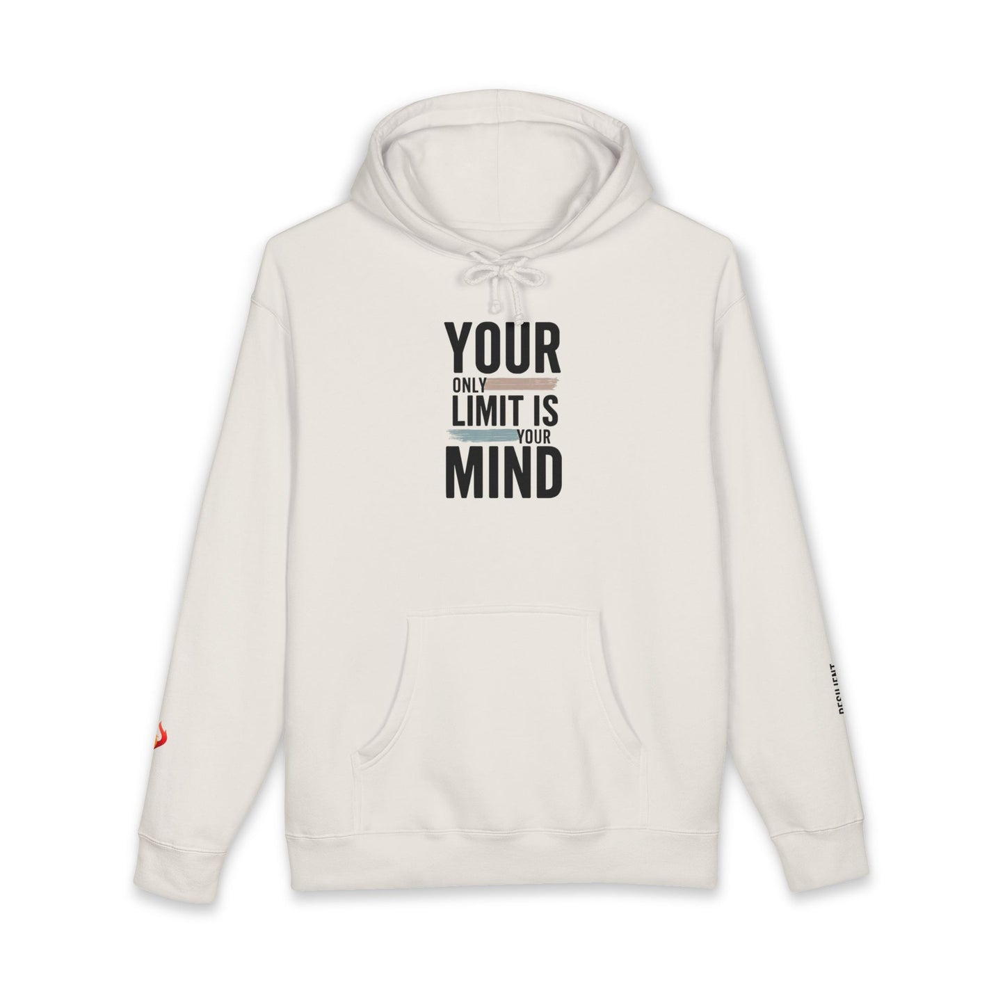 Motivational Hoodie - "Your Only Limit Is Your Mind" Inspirational Pullover