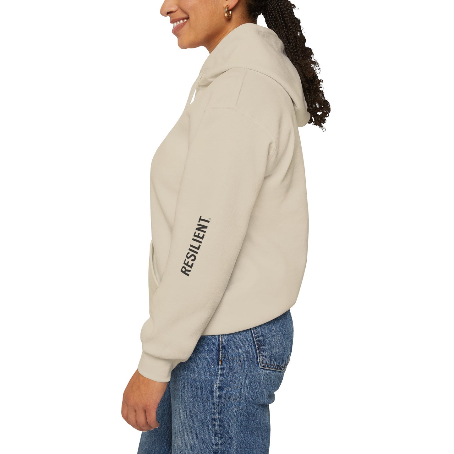 Hoodie — Minimalist "Is Everything" Motivational Pullover (Resilient Sleeve)