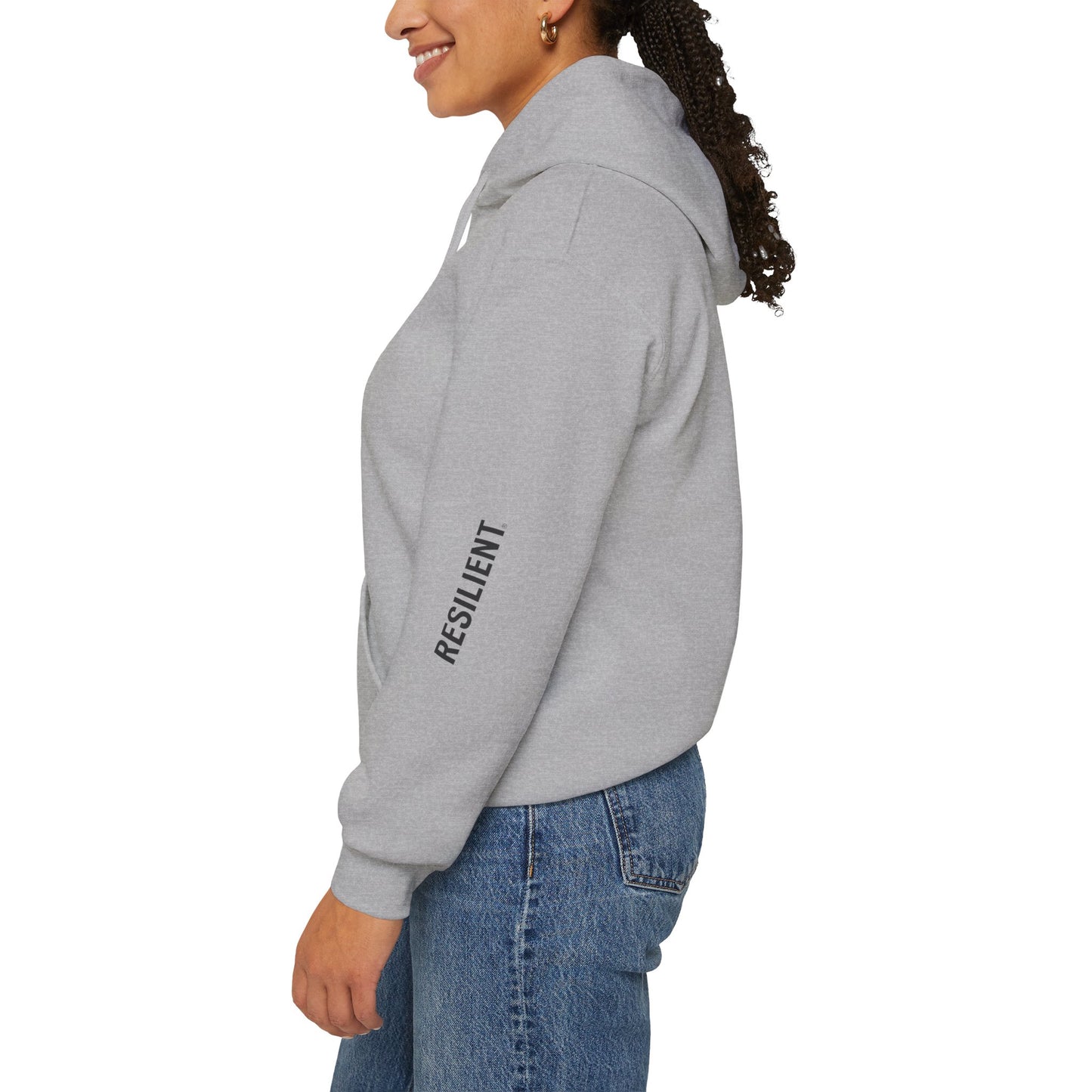 Hoodie — Minimalist "Is Everything" Motivational Pullover (Resilient Sleeve)