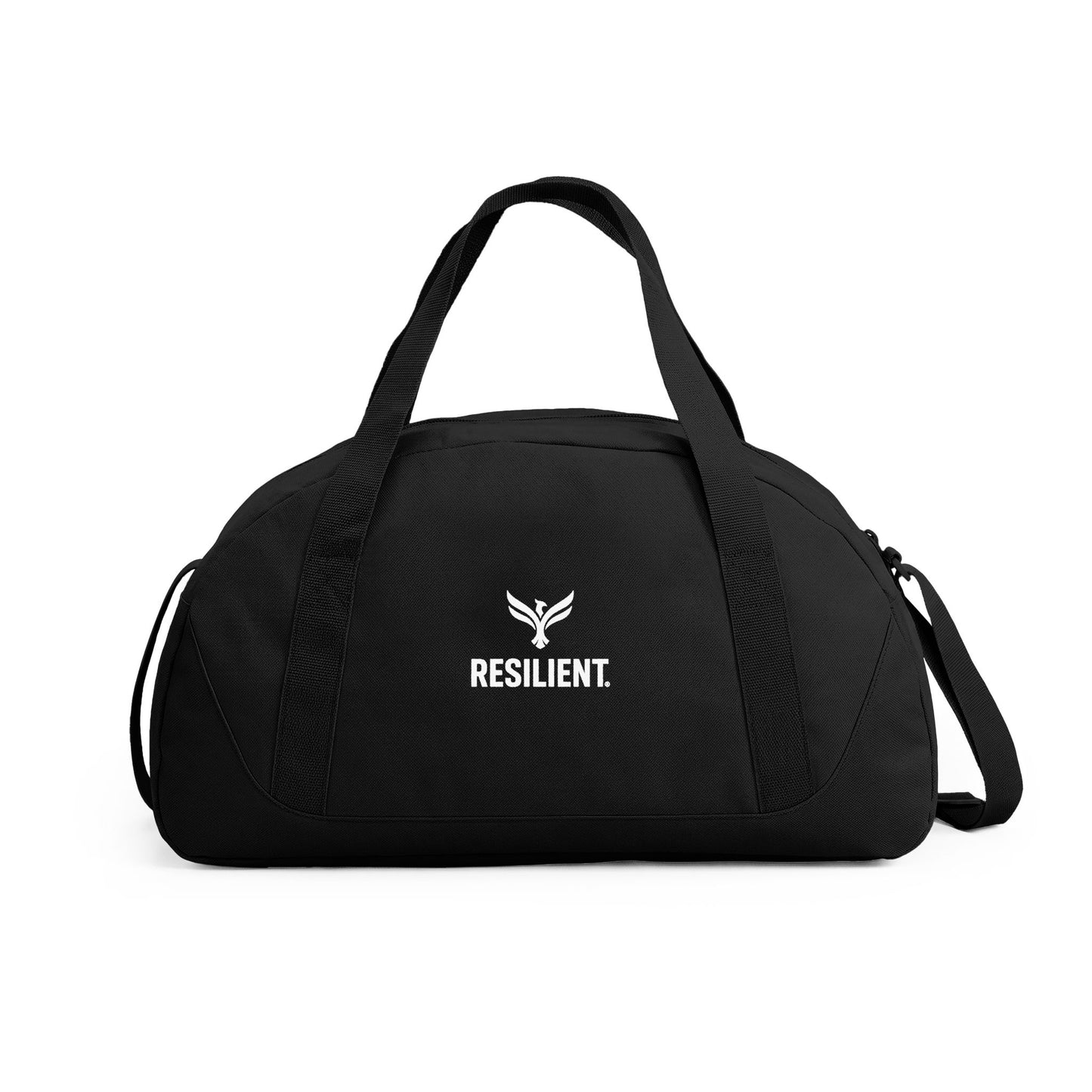 Resilient Mindset Access Dome Duffel — Motivational Gym & Travel Bag