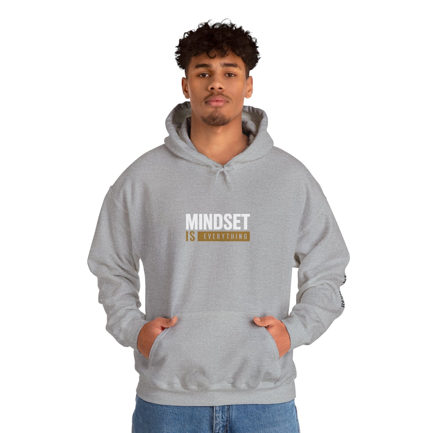 Hoodie — Minimalist "Is Everything" Motivational Pullover (Resilient Sleeve)