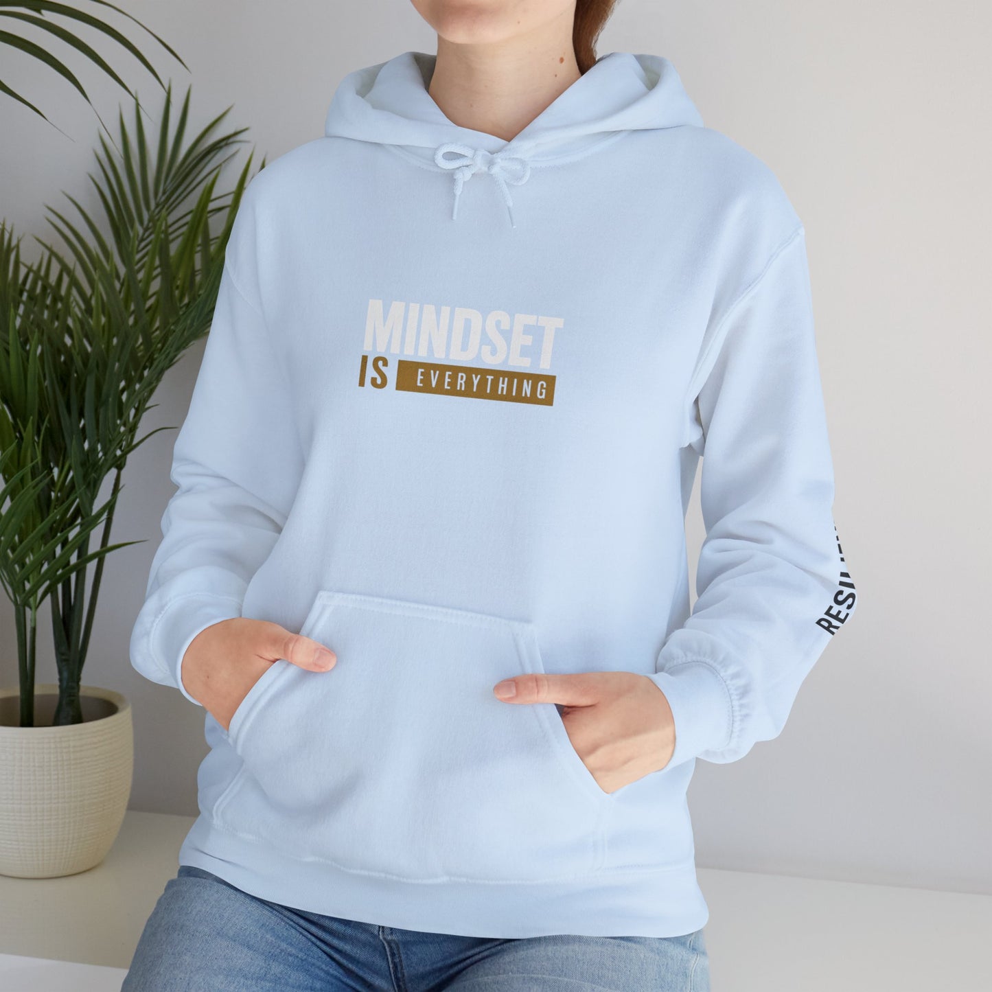 Hoodie — Minimalist "Is Everything" Motivational Pullover (Resilient Sleeve)