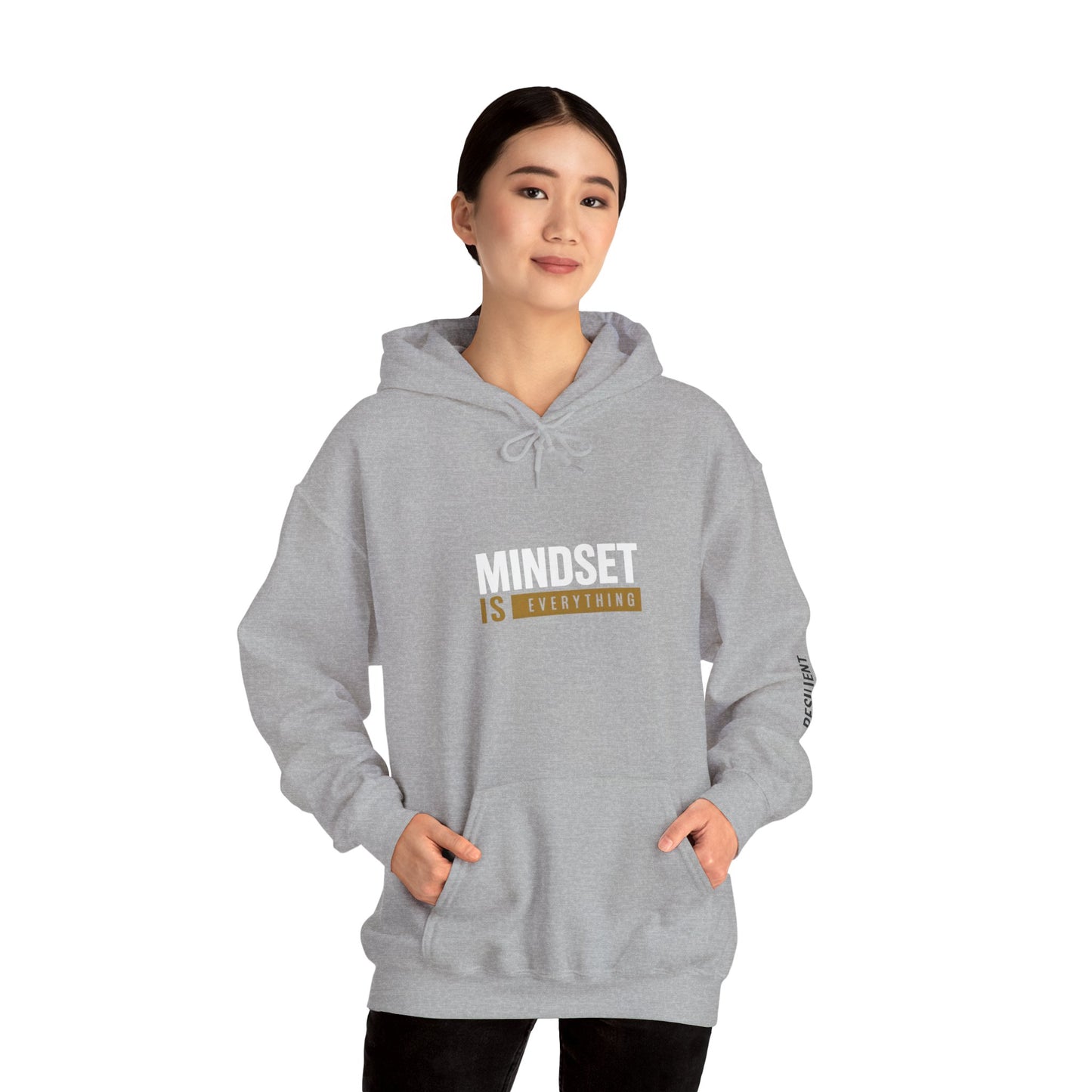 Hoodie — Minimalist "Is Everything" Motivational Pullover (Resilient Sleeve)