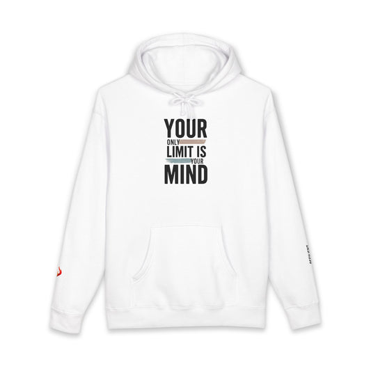 Motivational Hoodie - "Your Only Limit Is Your Mind" Inspirational Pullover