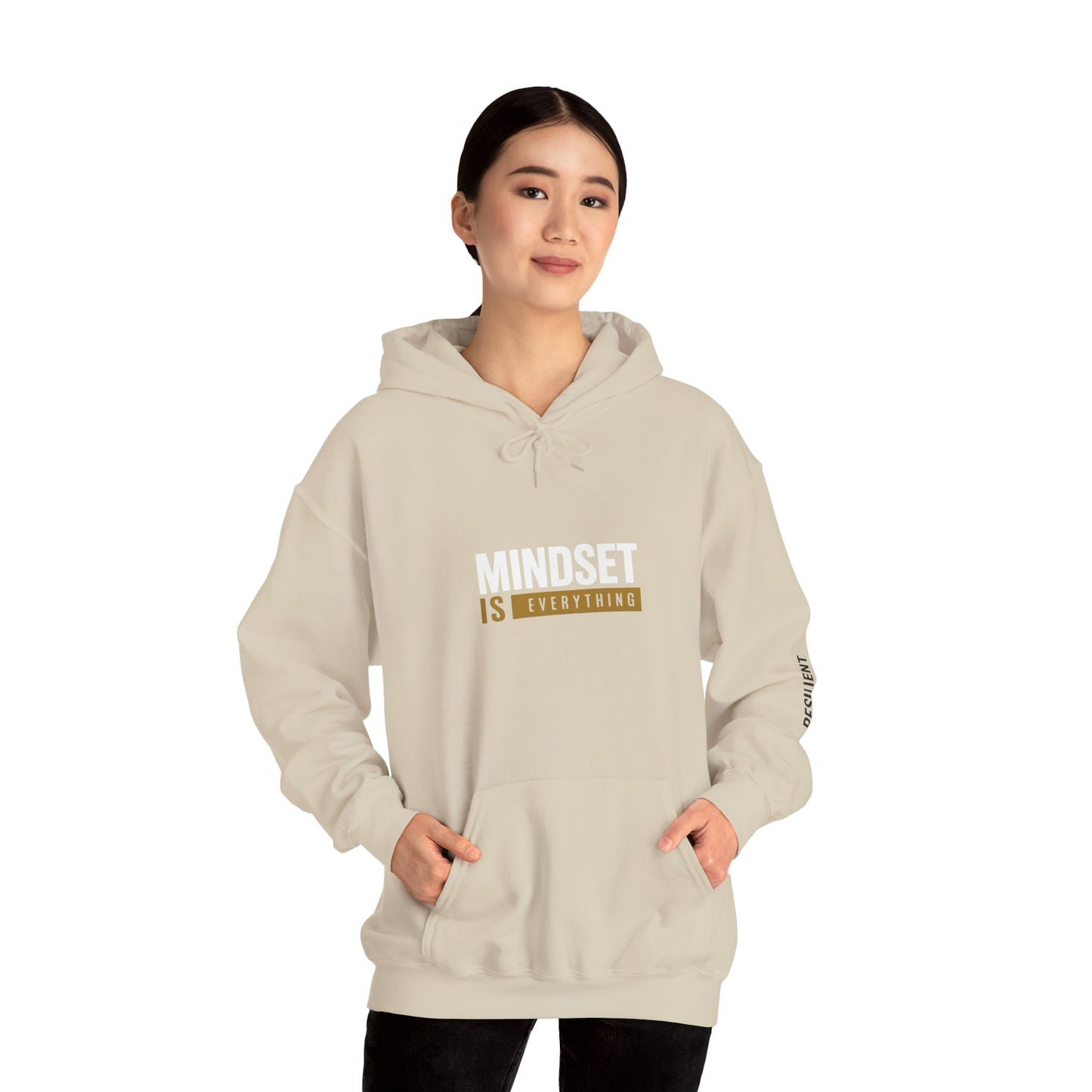 Hoodie — Minimalist "Is Everything" Motivational Pullover (Resilient Sleeve)